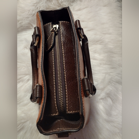 Vintage cowhide leather women's handbag with matching wallet - Picture 6 of 9
